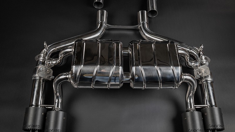 Photo of Capristo Valved Sport Exhaust with Carbon Tips and Valve Remote for the BMW M2 (F87) - Image 3